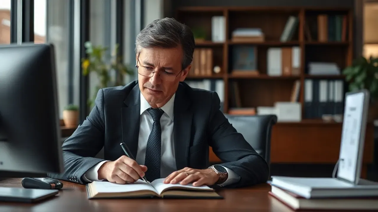 A professional carrying out Solicitors & Legal FAQs near Manchester